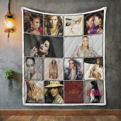 Jennifer Lopez 3 Album Covers Quilt Blanket and Home Decor