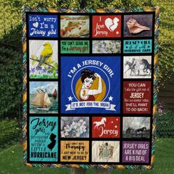 Jersey Girl Cl14100282Mdq Quilt Blanket and Home Decor