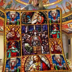 Jesus Christ In My Heart Quilt Blanket Dhc1401832Vt and Home Decor
