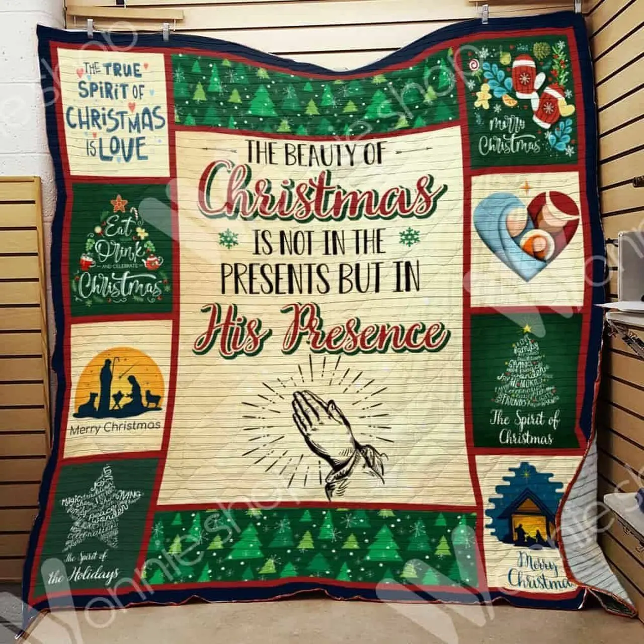 Jesus Christmas Hur Quilt wv and Home Decor