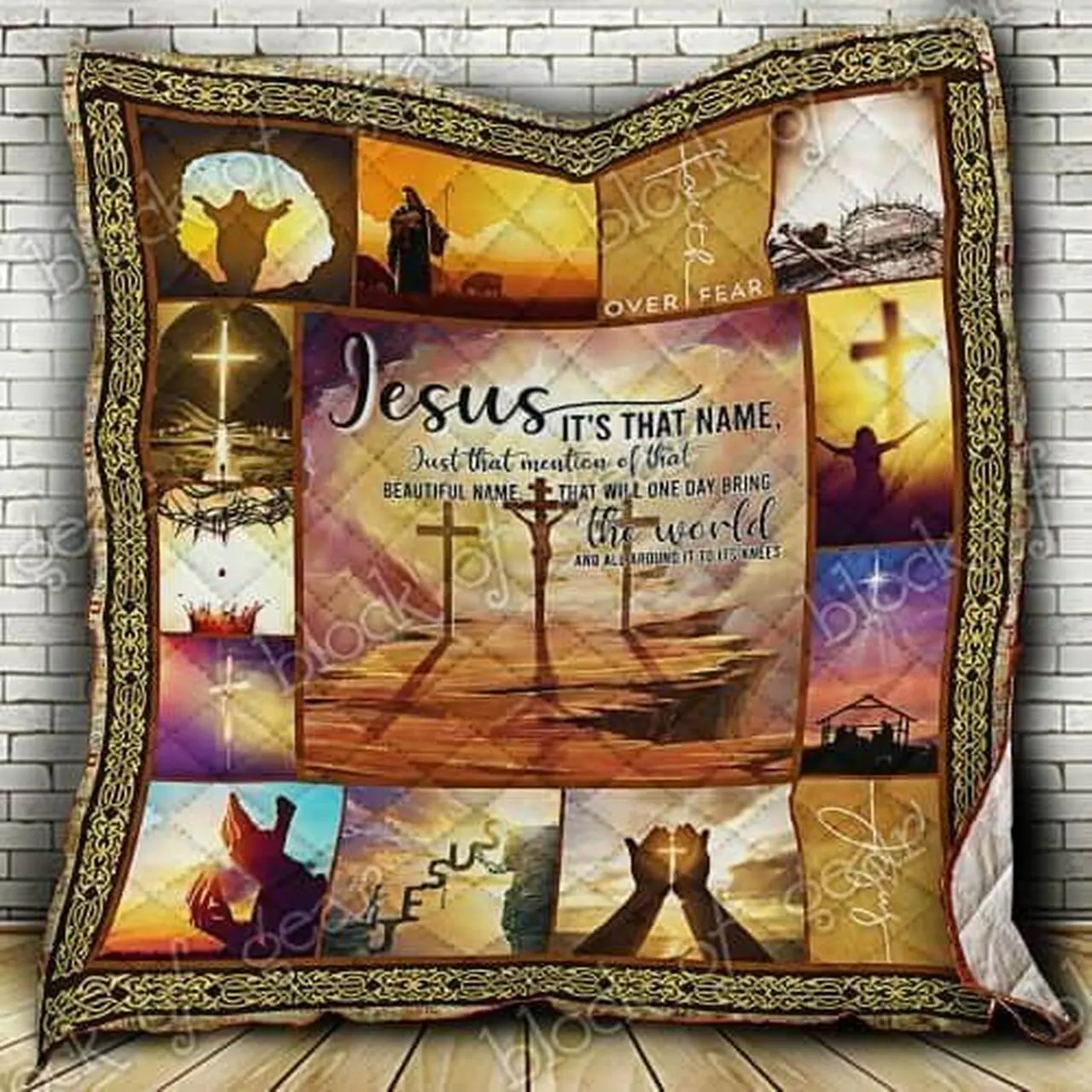 Jesus Cl18100379Mdq Quilt Blanket and Home Decor