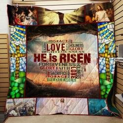 Jesus - He Is Risen - Quilt and Home Decor