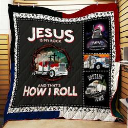 Jesus Is My Rock - Quilt and Home Decor