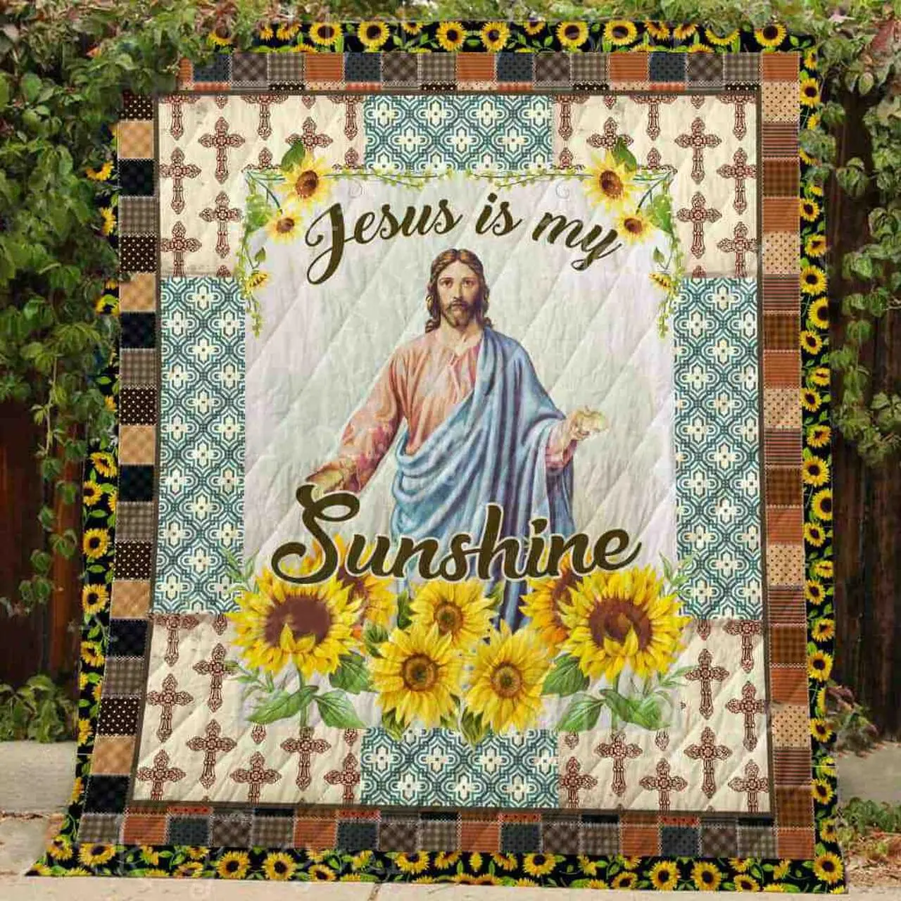 Jesus Is My Sunshine Quilt Bt19_0808 Quilt and Home Decor
