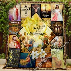 Jesus, It’S A Relationship Quilt and Home Decor