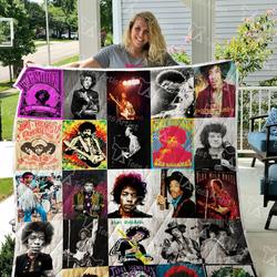 Jimi Hendrix Quilt Blanket 01018 and Home Decor