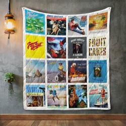 Jimmy Buffett Album Covers Quilt Blanket and Home Decor