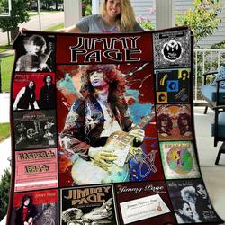 Jimmy Page V1 Blanket Th0107 Quilt and Home Decor
