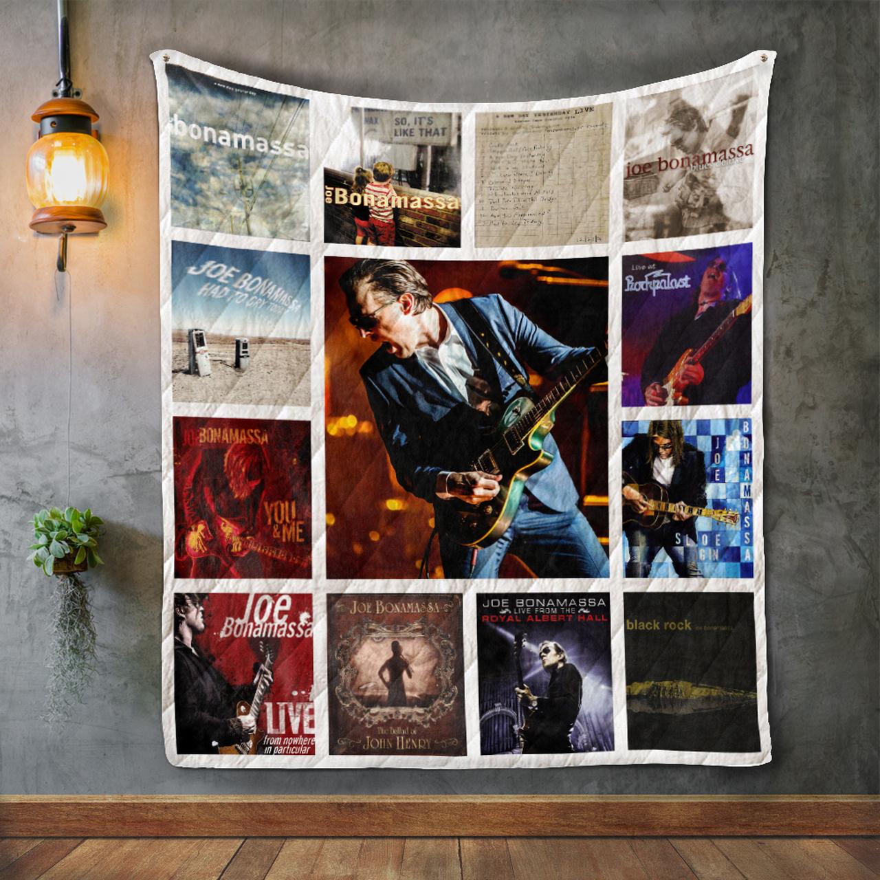 Joe Bonamassa Album Covers Quilt Blanket and Home Decor