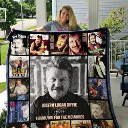 Joe Diffie Quilt Blanket and Home Decor