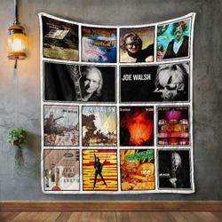 Joe Walsh Album Covers Quilt Blanket and Home Decor