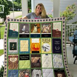 John Donne Books Quilt Blanket and Home Decor