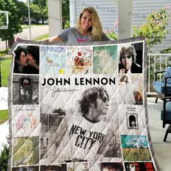 John Lennon Poster Quilt 2 and Home Decor