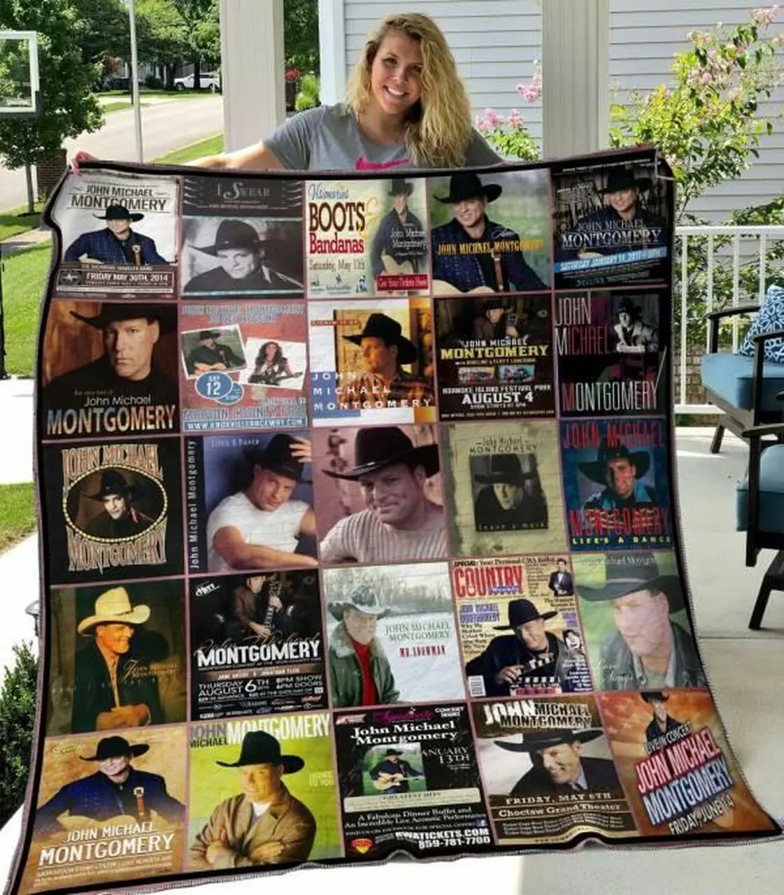 John Michael Montgomery Quilt Blanket Hvt080613 Quilt and Home Decor