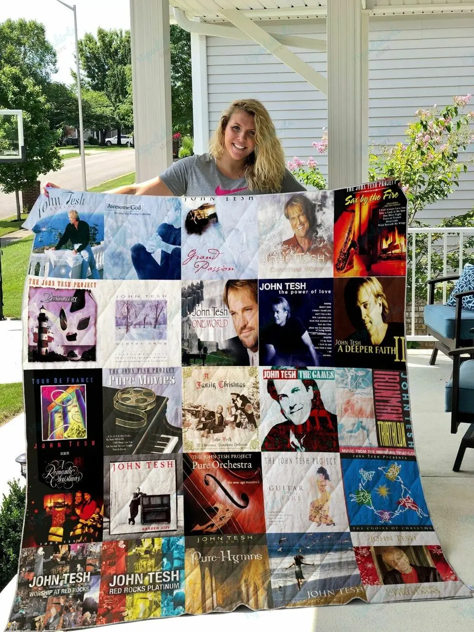 John Tesh Quilt Blanket and Home Decor