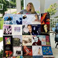 John Tesh Quilt Blanket and Home Decor