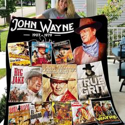 John Wayne New Quilt Blanket and Home Decor