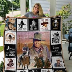 John Wayne Quilt Blanket and Home Decor