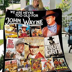 John Wayne Vr1 New Quilt Blanket and Home Decor