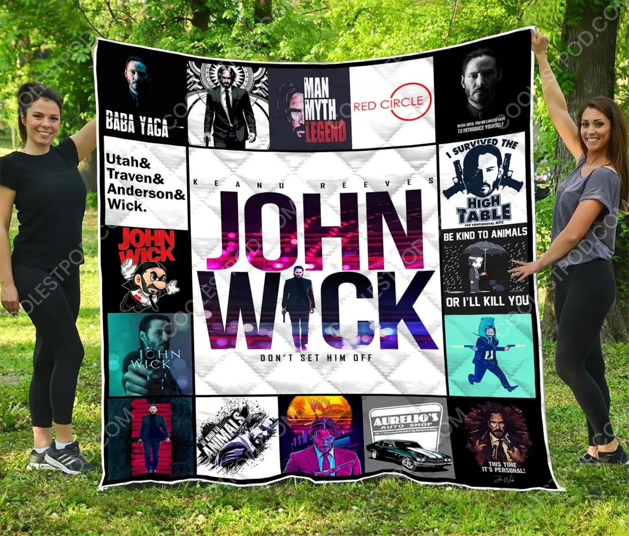 John Wick Quilt and Home Decor