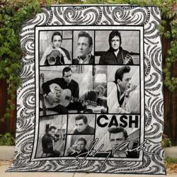 Johnny Cash Quilt V1 and Home Decor