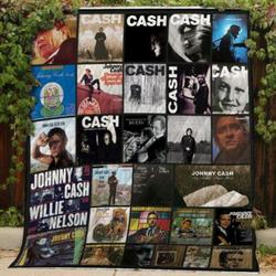 Johnny Cash Quilt V2 and Home Decor