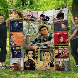 Johny Cash Ver1 Blanket Th1507 Quilt and Home Decor
