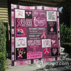 Join The Fight Against Cancer Quilt Blanket Hp47  Quilt and Home Decor