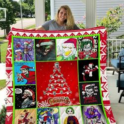 Joker Christmas Quilt Blanket and Home Decor