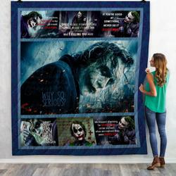 Joker Why So Serious Quilt  Quilt and Home Decor