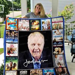 Jon Voight Quilt Blanket 01 and Home Decor