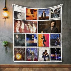Josh Groban Style2 Quilt Blanket and Home Decor