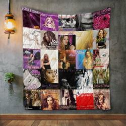 Joss Stone Album Covers Quilt Blanket and Home Decor