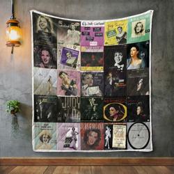 Judy Garland Album Covers Quilt Blanket and Home Decor