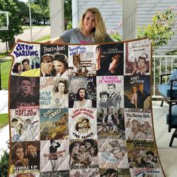 Judy Garland Quilt Blanket For Fans and Home Decor