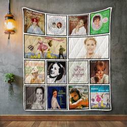 Julie Andrews Album Covers Quilt Blanket and Home Decor