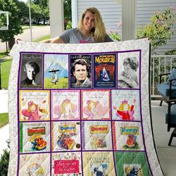 Julie Andrews Books Quilt Blanket and Home Decor