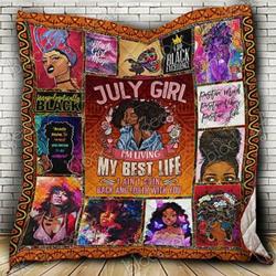 July Girl Quilt Blanket Ps607  Quilt and Home Decor