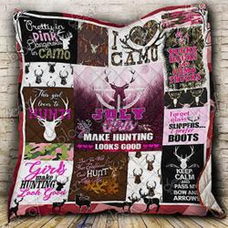 July Girls Hunting Quilt Pn522M7B  Quilt and Home Decor