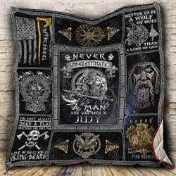 July Man Viking Quilt Psl639M7  Quilt and Home Decor