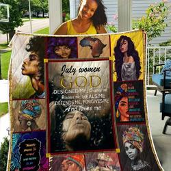 July Women GOD Designed Me TH2309298CL Quilt Blanket and Home Decor