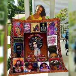 June Black Queen Cl19100491Mdq Quilt Blanket and Home Decor