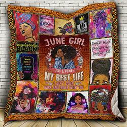 June Girl Quilt X0208-01  Quilt and Home Decor