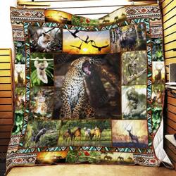 Jungle Life Washable Ee Quilt Inkpnj and Home Decor