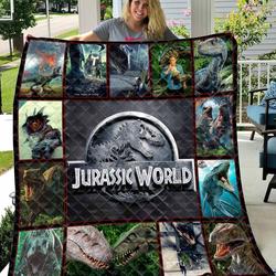 Jurassic World Quilt Blanket and Home Decor