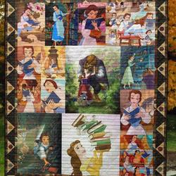 Just A Girl Who Loves Reading Quilt Blanket No96  Quilt and Home Decor