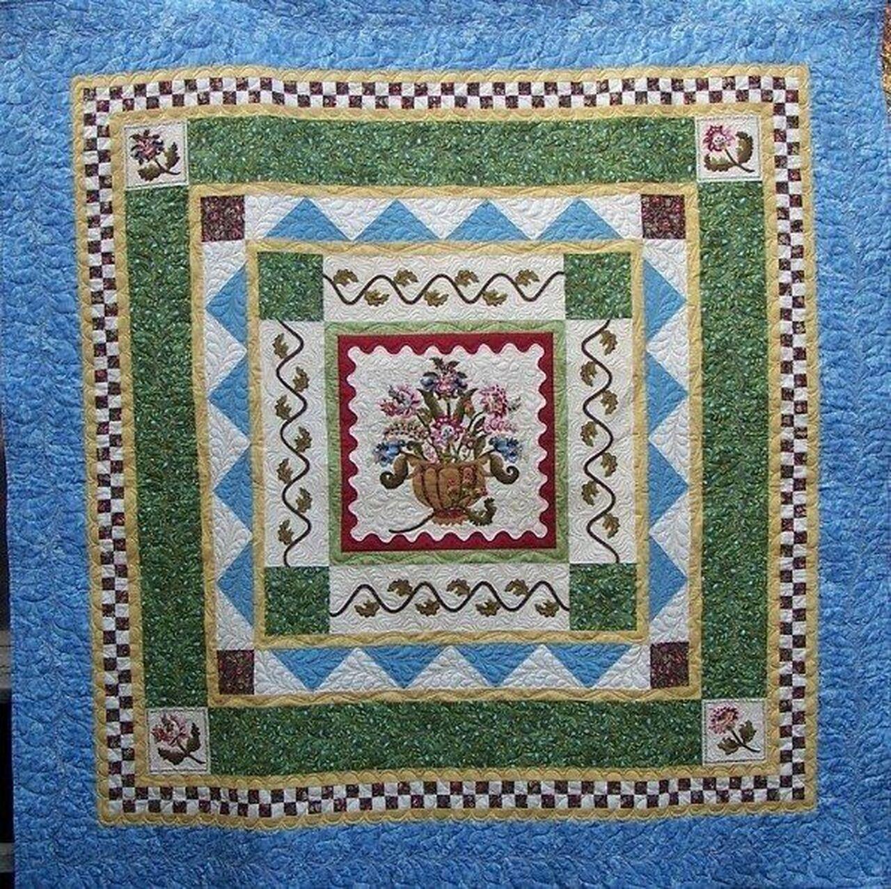 Just A Panel Cla2210295Q Quilt Blanket and Home Decor