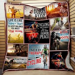Just Need To Go Cycling Awesome E Quilt Derqvh and Home Decor