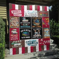 Just One More Chapter Quilt Blanket Hn66  Quilt and Home Decor