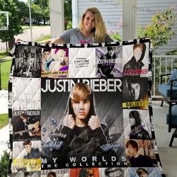 Justin Bieber Albums Cover Poster Quilt and Home Decor